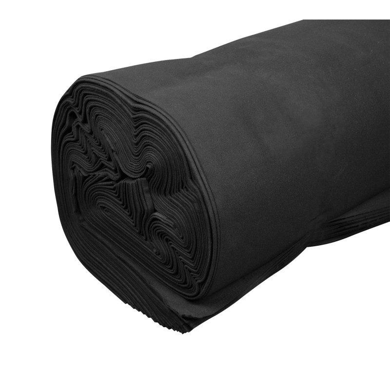 ShowGear Dekomolton 160 g/m² czarny - 3 x 60 m