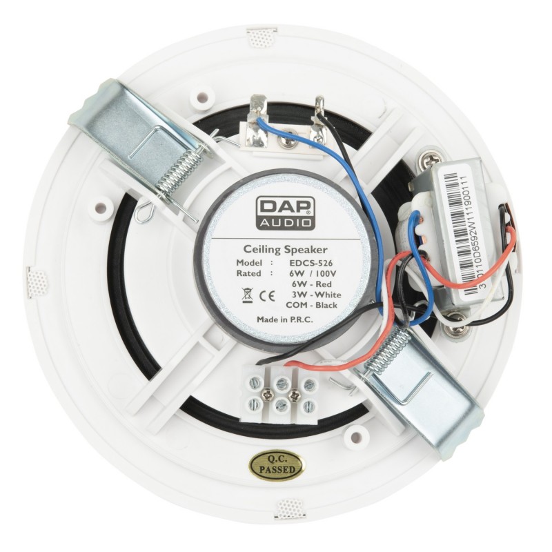 DAP Audio Głośnik 5" sufitowy pasywny EDCS-526 - biały