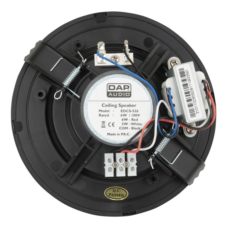 DAP Audio Głośnik 5" sufitowy pasywny EDCS-526 - czarny