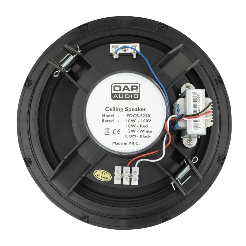 DAP Audio Głośnik 8" sufitowy pasywny EDCS-8210 - czarny