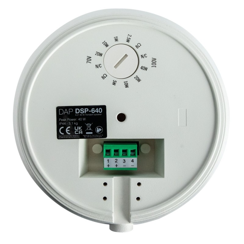 DAP Audio Głośnik wiszący pasywny DPS-640 6.5" - biały