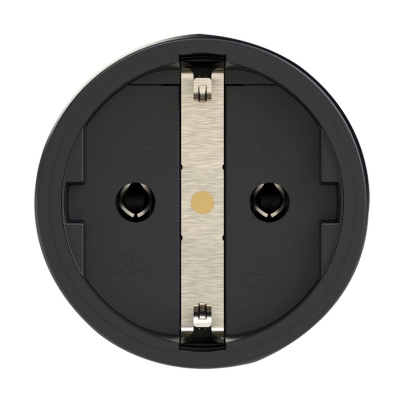 PCE Gumowe złącze, gniazdo Schuko żeńskie czerwono-czarna IP54