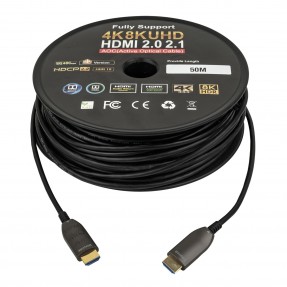 DAP Audio Kabel HDMI 2.0 AOC 4K - 50 m