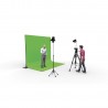 Wentex Kurtyna Greenbox Chromakey 300 g/m² Green screen - 290 x 400 cm