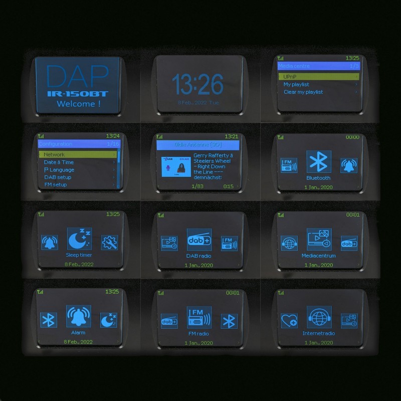 DAP Audio Odtwarzacz multimedialny IR-150BT