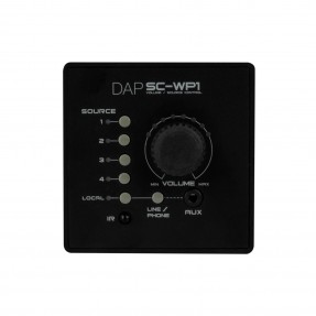 DAP Audio Pilot ścienny zdalnego sterowania SC-WP1 dla SC-5.2 Source Control - czarny