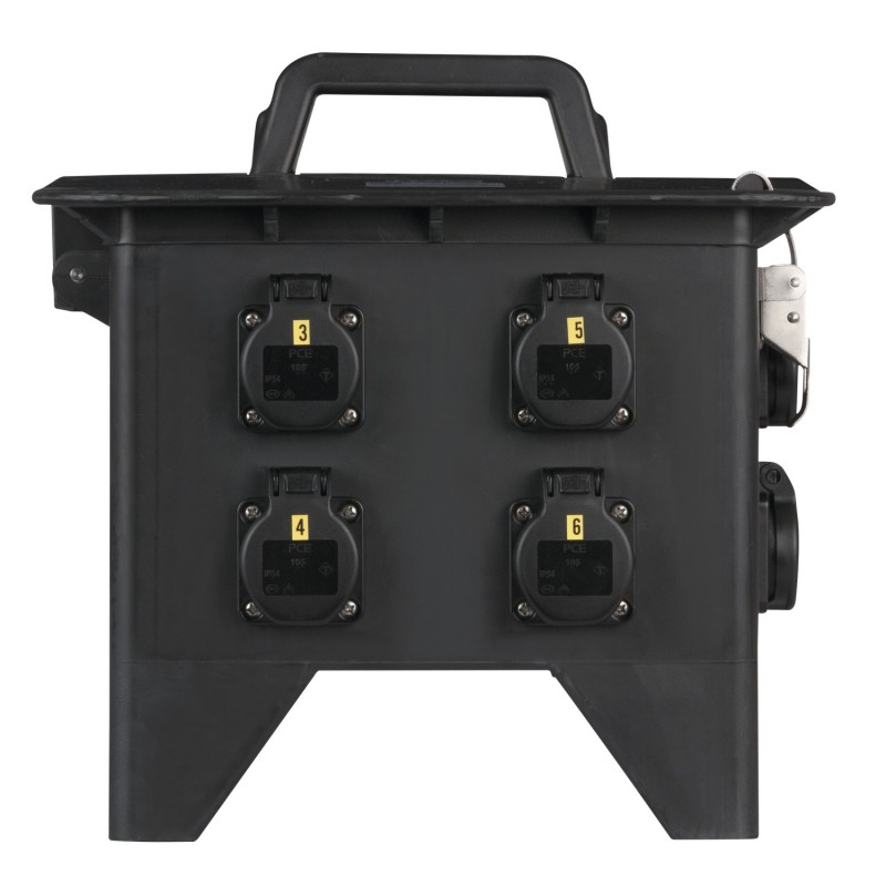 PCE Rozdzielacz zasilania MPD-832CEE CEE 32 A 8x Schuko - 2x CEE 16 A 5P