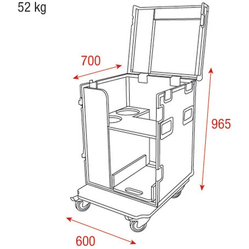 Showtec Skrzynia transportowa na Mistique