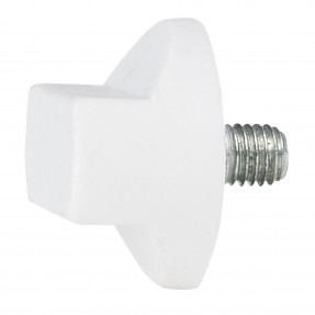 Wentex Śruba M10 x 12 mm Rotary Knob dla Drape Support - biała