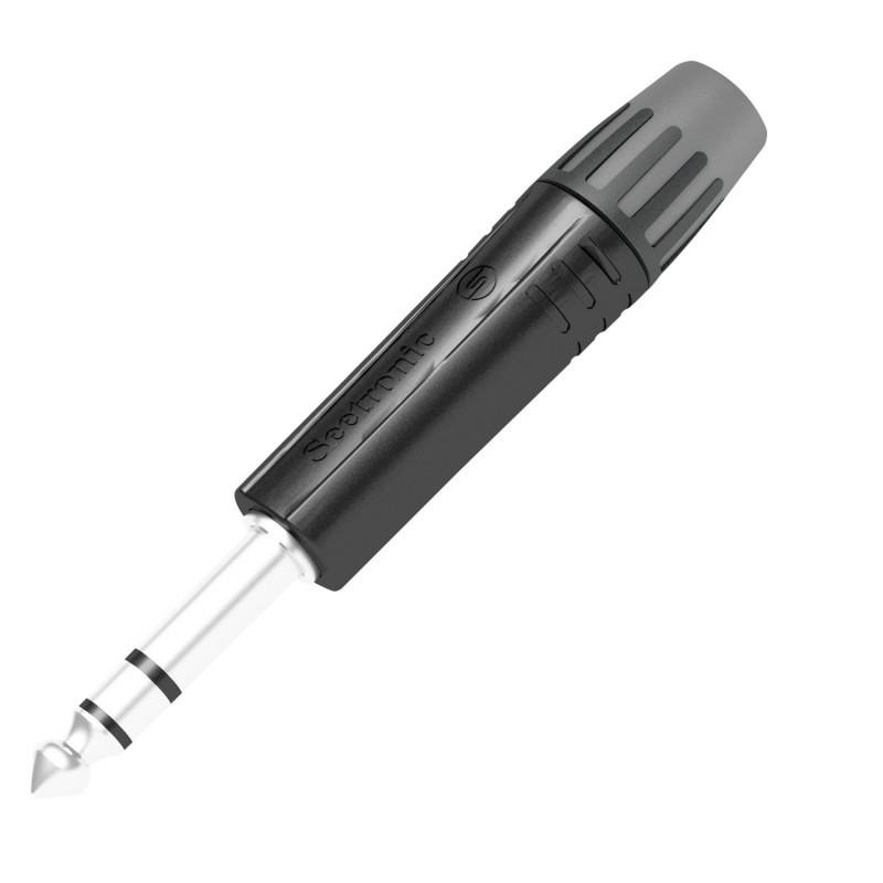Seetronic Wtyk Jack 6,3 mm stereo