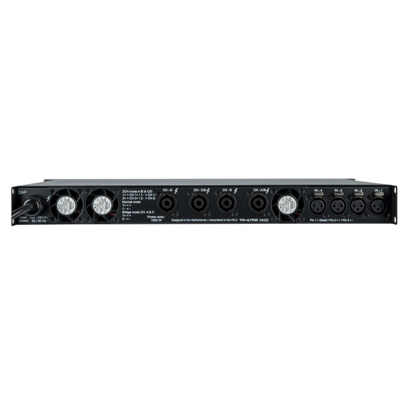 DAP Audio Wzmacniacz TA-4.1700 z procesorem DSP
