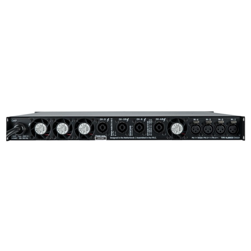 DAP Audio Wzmacniacz TA-4.2600 z procesorem DSP