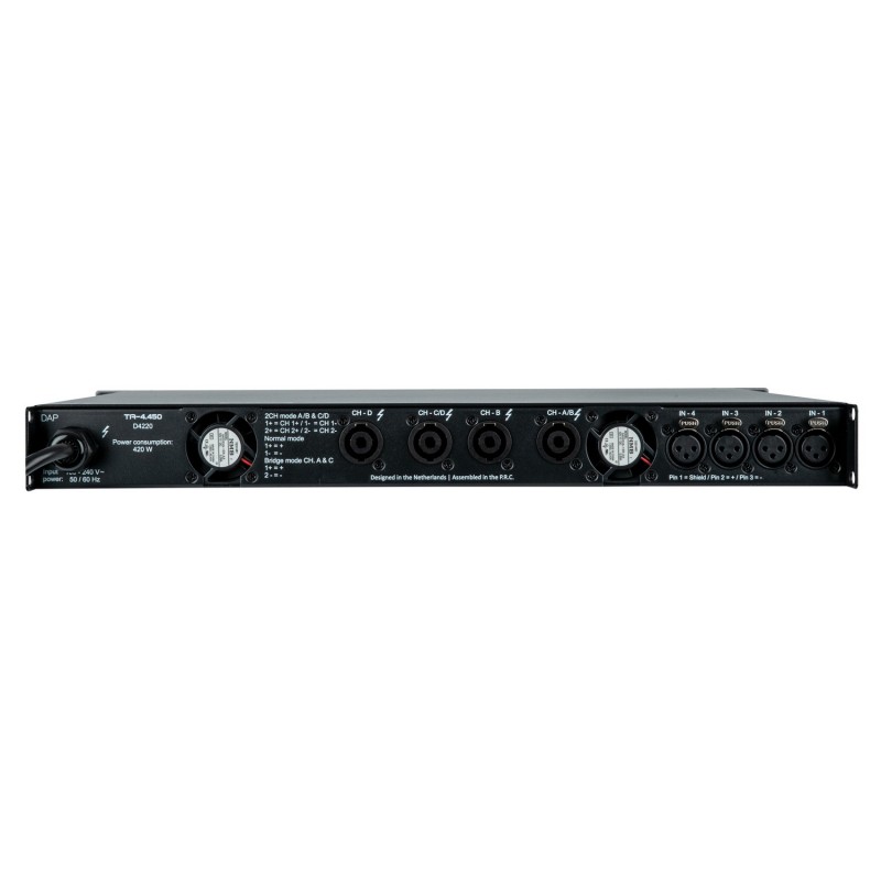 DAP Audio Wzmacniacz TA-4.450 z procesorem DSP