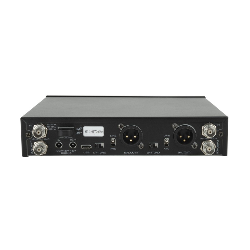 DAP Audio Zestaw bezprzewodowy EDGE EHS-2 - 610-670 MHz