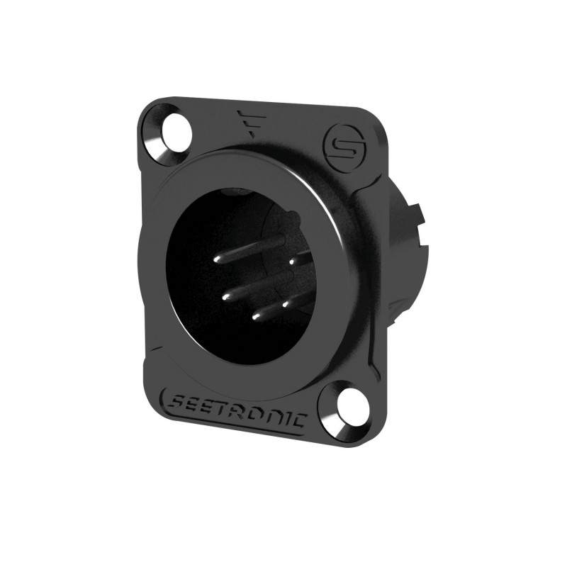 Seetronic Złącze montażowe XLR 5P męski
