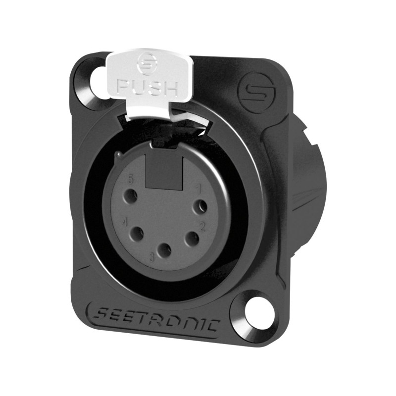 Seetronic Złącze montażowe XLR 5P żeński