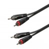 Roxtone SACC130L3 - Kabel audio 2 x Wtyk RCA / 2 x Wtyk RCA 3m