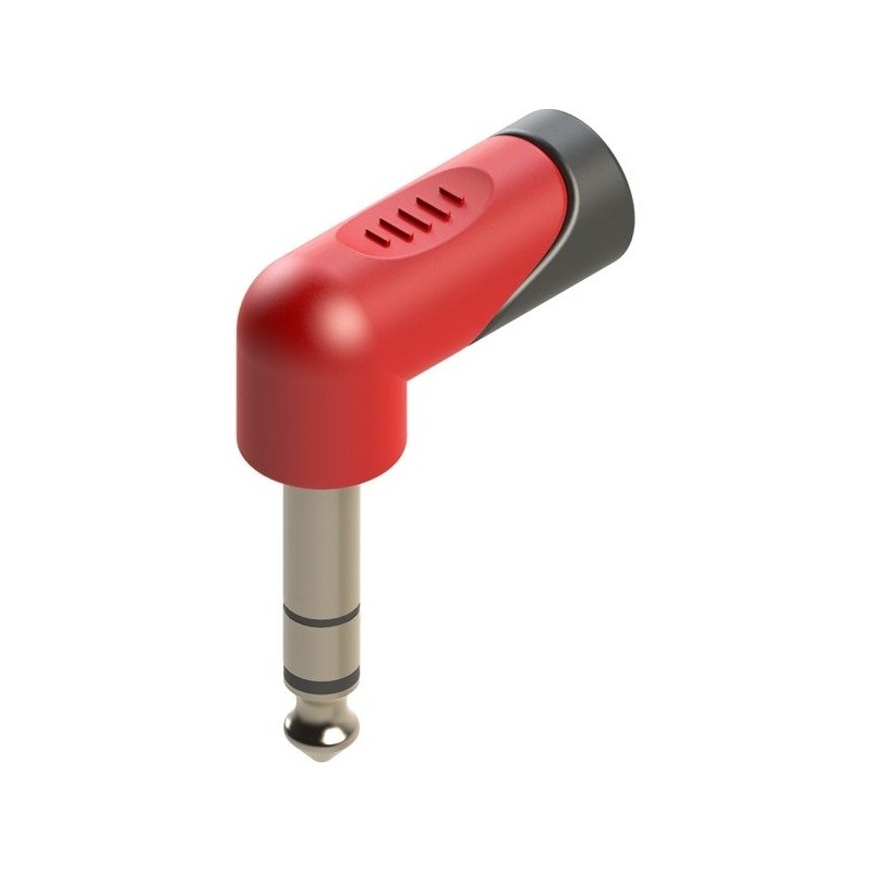 Roxtone RPAN245 - Redukcja przejściówka Wtyk Jack 6.3mm Stereo do Gniazdo Kątowe Jack 3.5mm Stereo