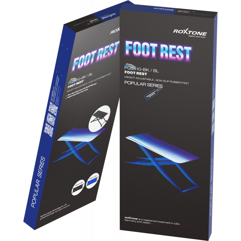Roxtone PGS410-BL - Podnóżek dla gitarzysty