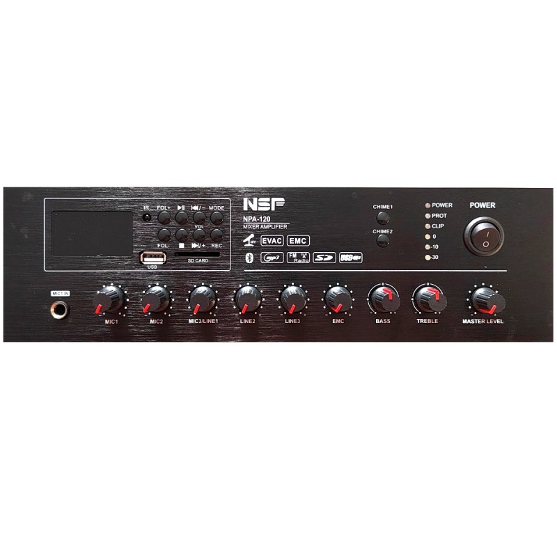 NSP NPA-120 - Wzmacniacz mikser