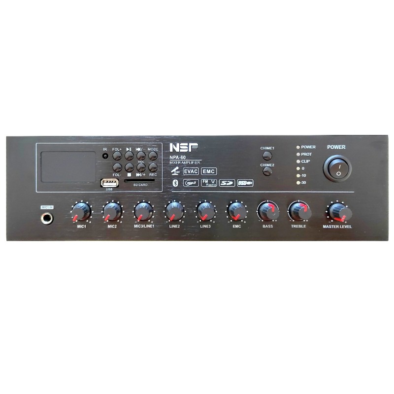 NSP NPA-60 - Wzmacniacz mikser