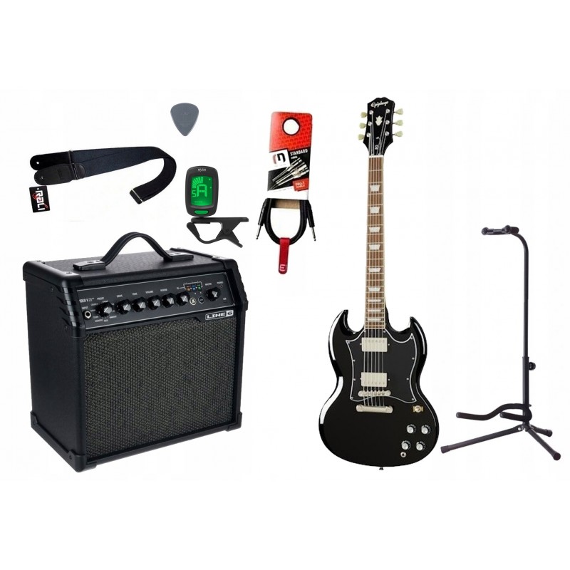 Gitara elektryczna + wzmacniacz 20W - zestaw 1462