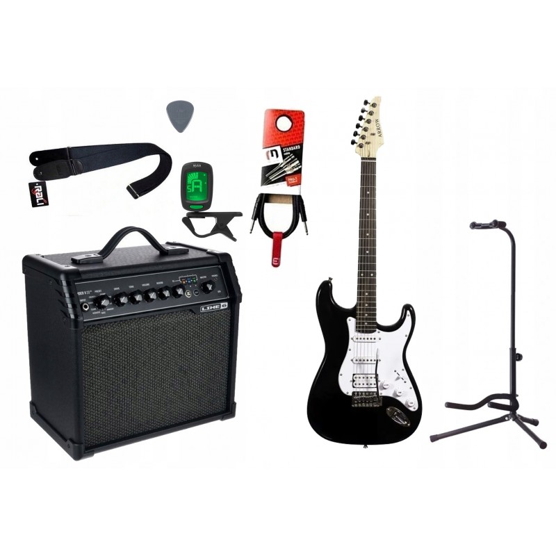 Gitara elektryczna + wzmacniacz 20W - zestaw 1475