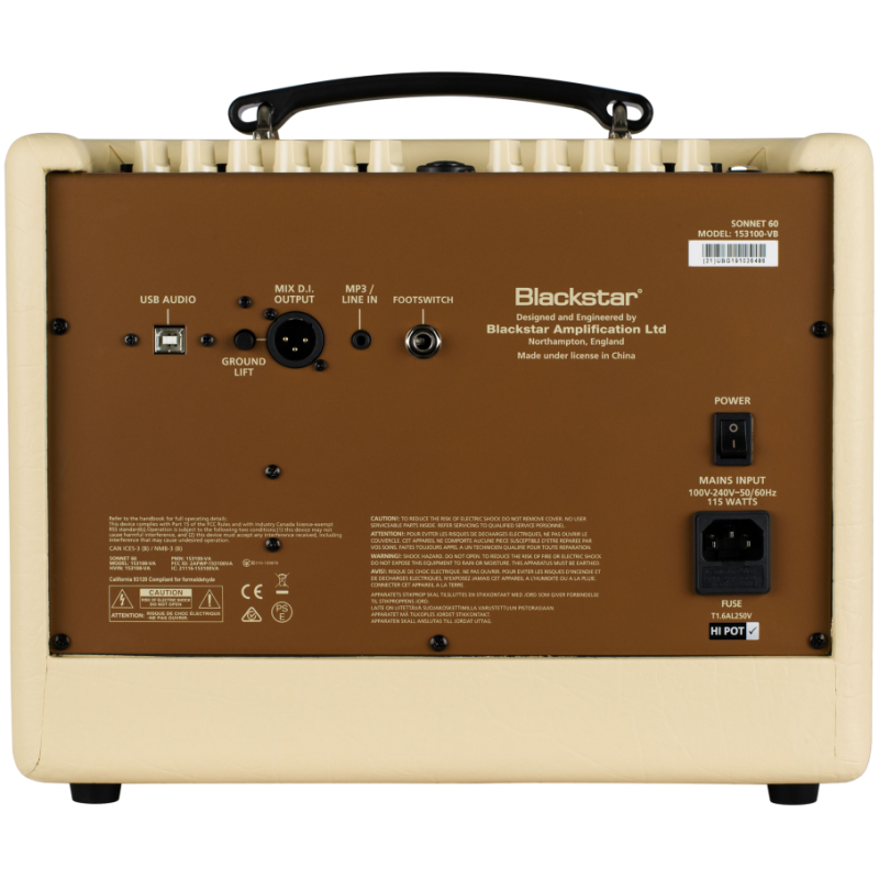 Blackstar Sonnet 60 Blonde - combo gitarowe - 1