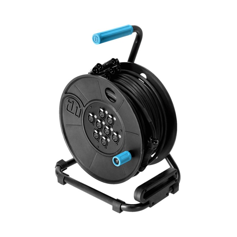 Adam Hall K4CD15MC80 - Kabel wielożyłowy na bębnie, 8-kanałów, 15m - 2