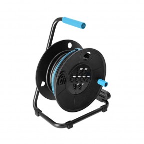 Adam Hall K4CD15MC62 - Kabel wielożyłowy na bębnie, 8-kanałów (6-send, 2-return), 15m - 1