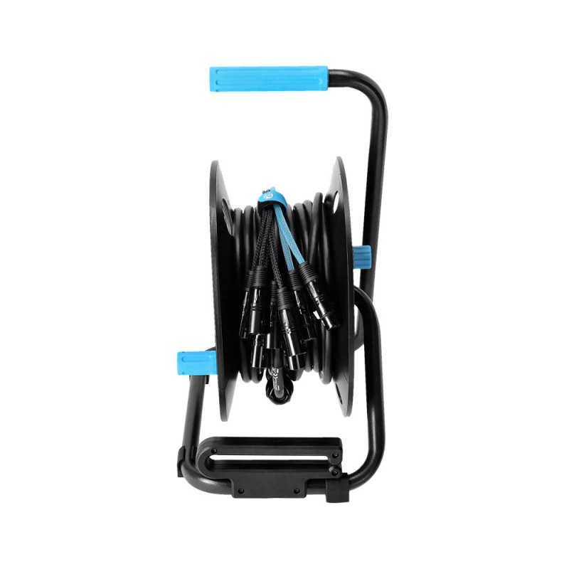 Adam Hall K4CD15MC62 - Kabel wielożyłowy na bębnie, 8-kanałów (6-send, 2-return), 15m - 4