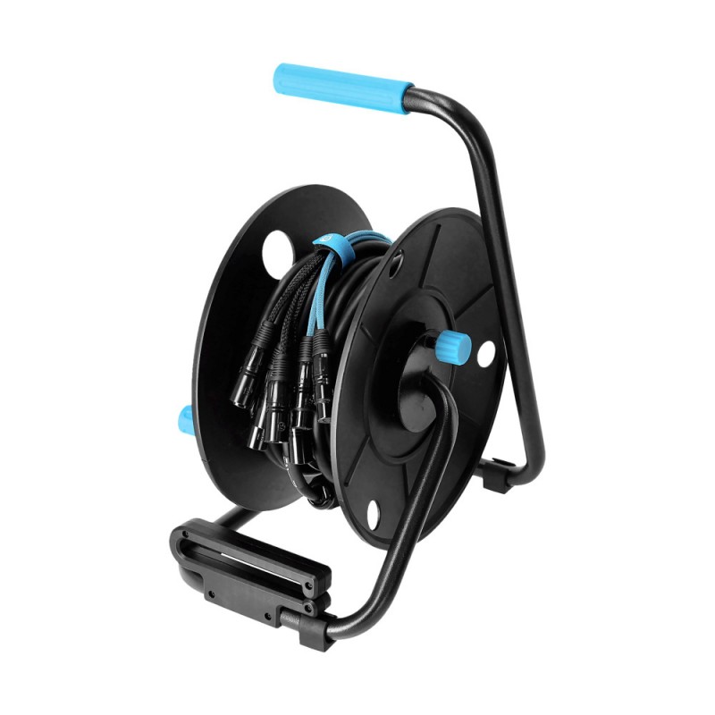 Adam Hall K4CD30MC62 - Kabel wielożyłowy na bębnie, 8-kanałów (6-send, 2-return), 30m - 5