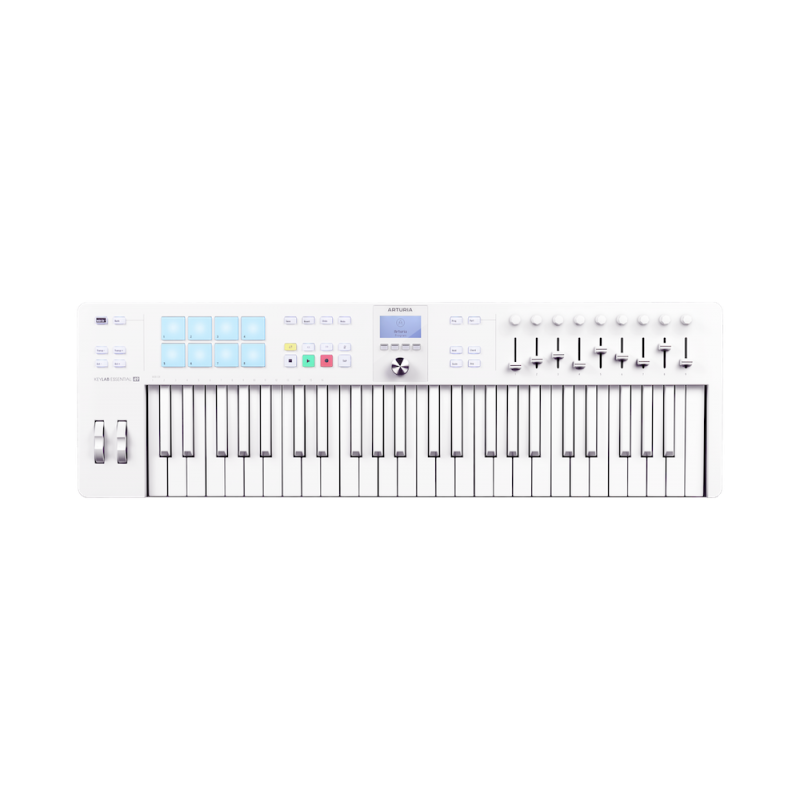 Arturia KeyLab Essential 49 mk3 Alpine White - klawiatura sterująca MIDI - 1
