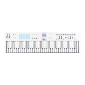 Arturia KeyLab Essential 61 mk3 Alpine White - klawiatura sterująca MIDI - 1