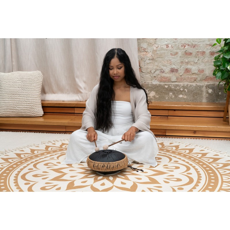 Sonic Energy MOSTD1BK - Tongue Drum 10" - Black - 2 - Tongue Drum - Sonic Energy MOSTD1BK - Tongue Drum 10" - Black