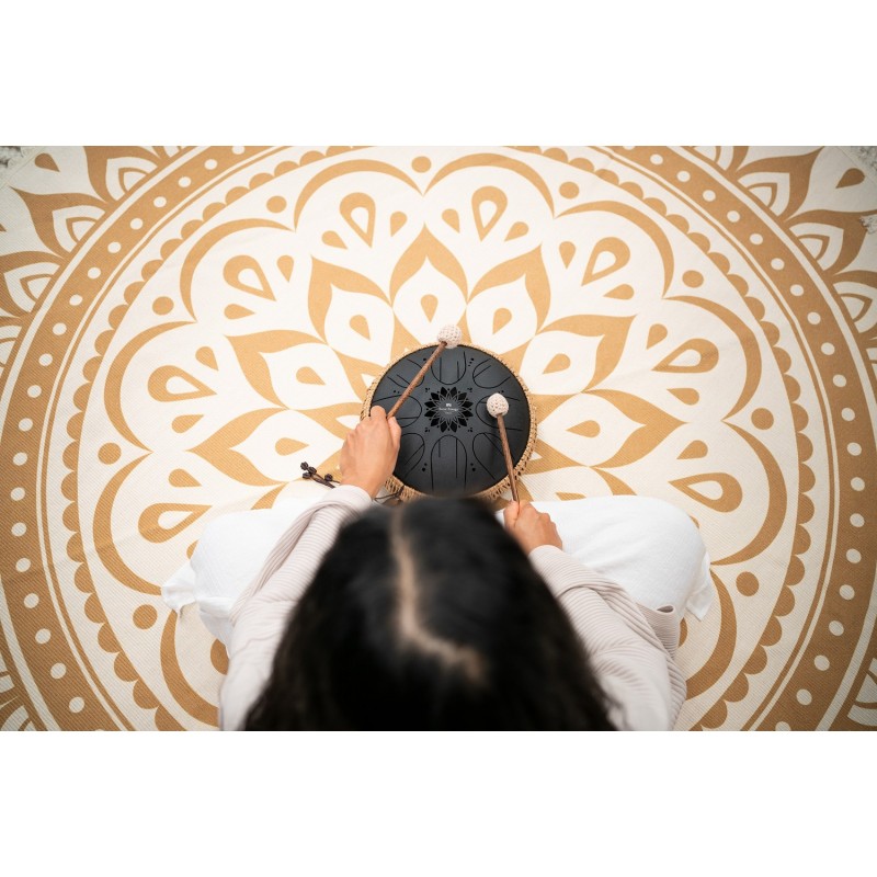 Sonic Energy MOSTD1BK - Tongue Drum 10" - Black - 5 - Tongue Drum - Sonic Energy MOSTD1BK - Tongue Drum 10" - Black