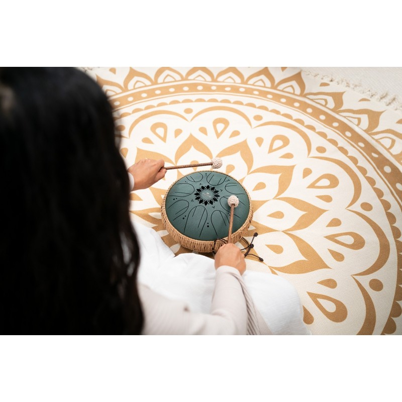 Sonic Energy MOSTD4DG - Tongue Drum 10" - Dark Green - 4 - Tongue Drum - Sonic Energy MOSTD4DG - Tongue Drum 10" - Dark Green