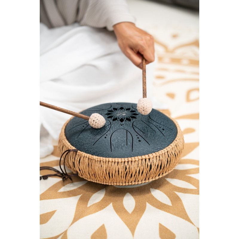 Sonic Energy MOSTD2NB - Tongue Drum 10" - Navy Blue - 3 - Tongue Drum - Sonic Energy MOSTD2NB - Tongue Drum 10" - Navy Blue