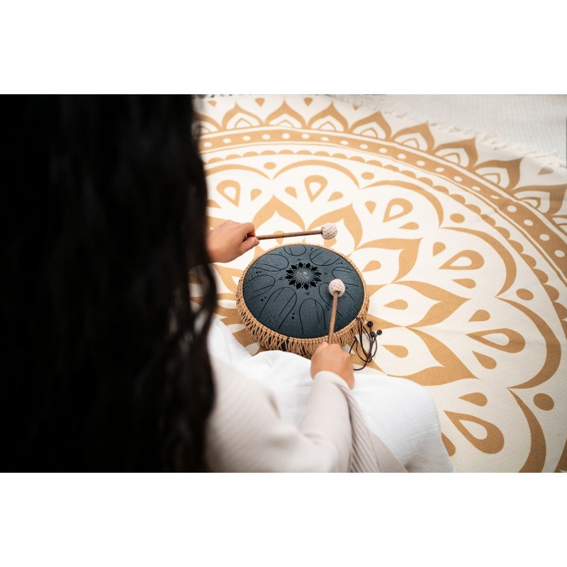 Sonic Energy MOSTD2NB - Tongue Drum 10" - Navy Blue - 4 - Tongue Drum - Sonic Energy MOSTD2NB - Tongue Drum 10" - Navy Blue