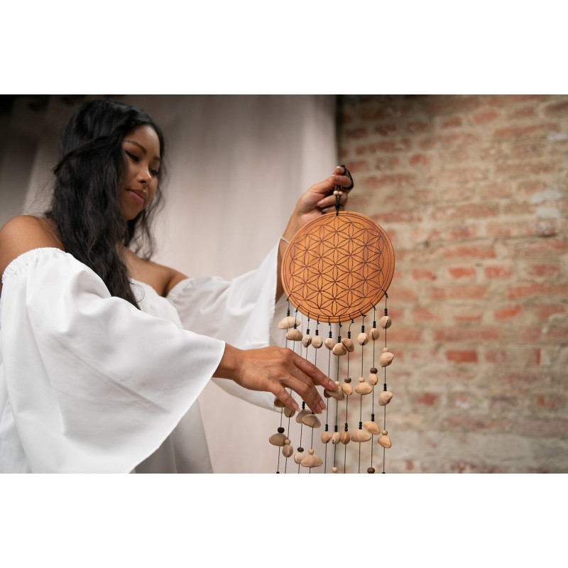 Sonic Energy SKFOLL - Dzwonki chimes Large Flower of Life Kenari - 3 - Dzwonki - Sonic Energy SKFOLL - Dzwonki chimes Large Flow