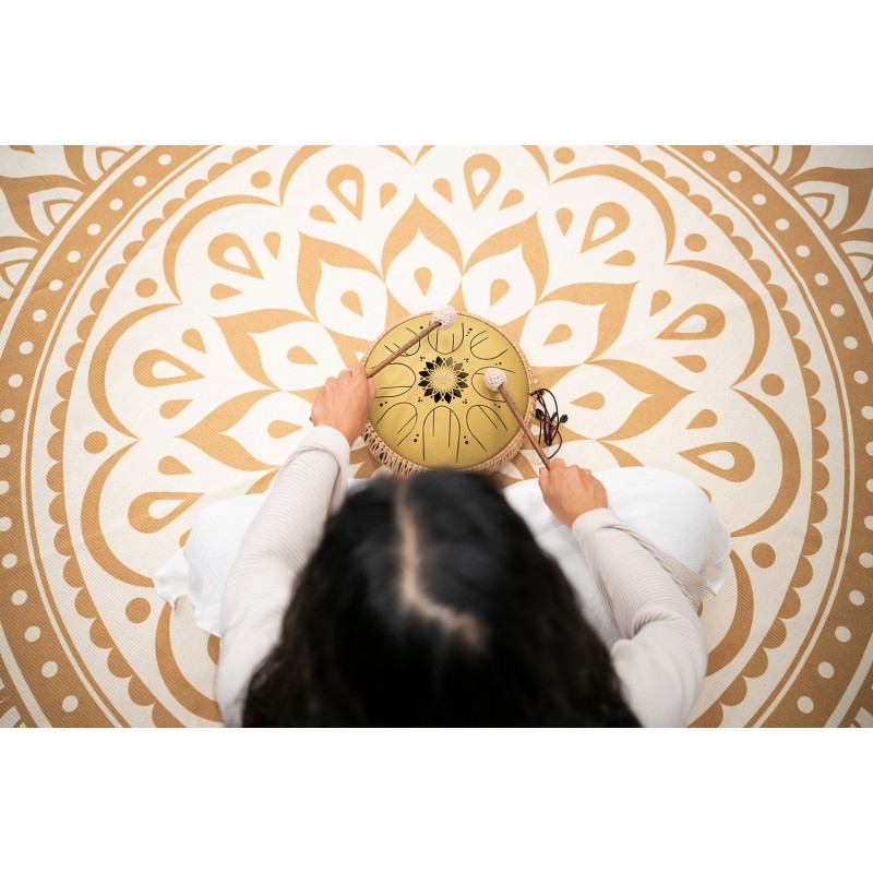 Sonic Energy MOSTD3G - Tongue Drum 10" - Gold - 4 - Tongue Drum - Sonic Energy MOSTD3G - Tongue Drum 10" - Gold