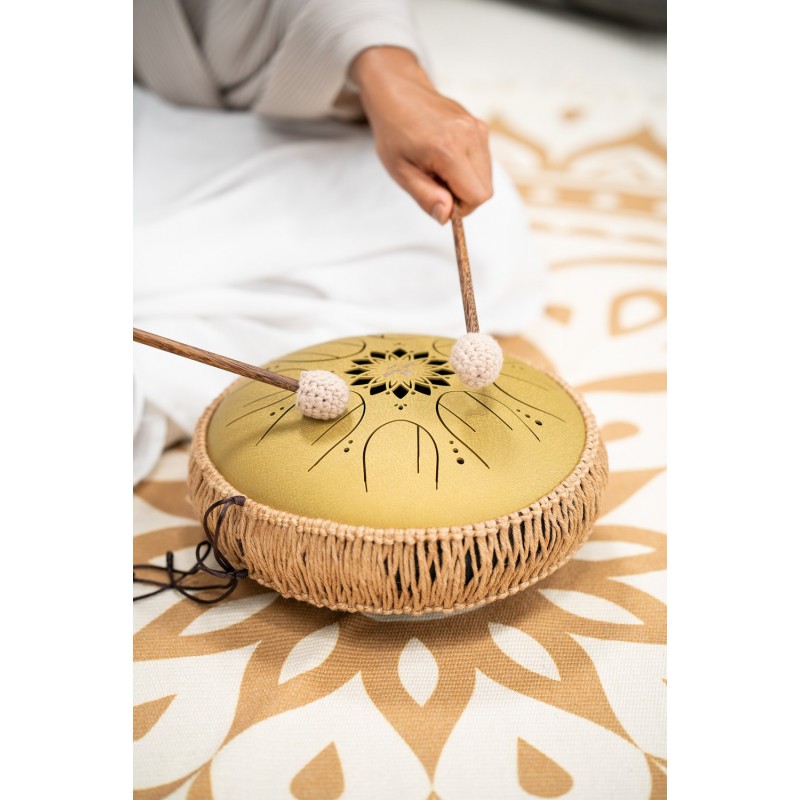 Sonic Energy MOSTD3G - Tongue Drum 10" - Gold - 10 - Tongue Drum - Sonic Energy MOSTD3G - Tongue Drum 10" - Gold