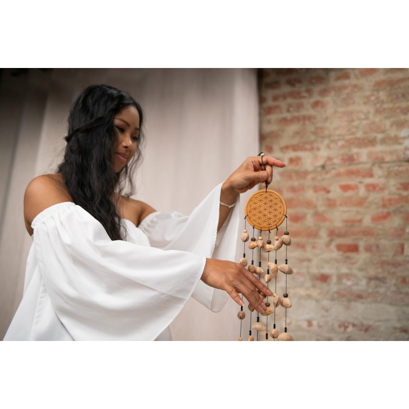 Sonic Energy SKFOLS - Dzwonki chimes Small Flower of Life Kenari - 3 - Dzwonki - Sonic Energy SKFOLS - Dzwonki chimes Small Flow