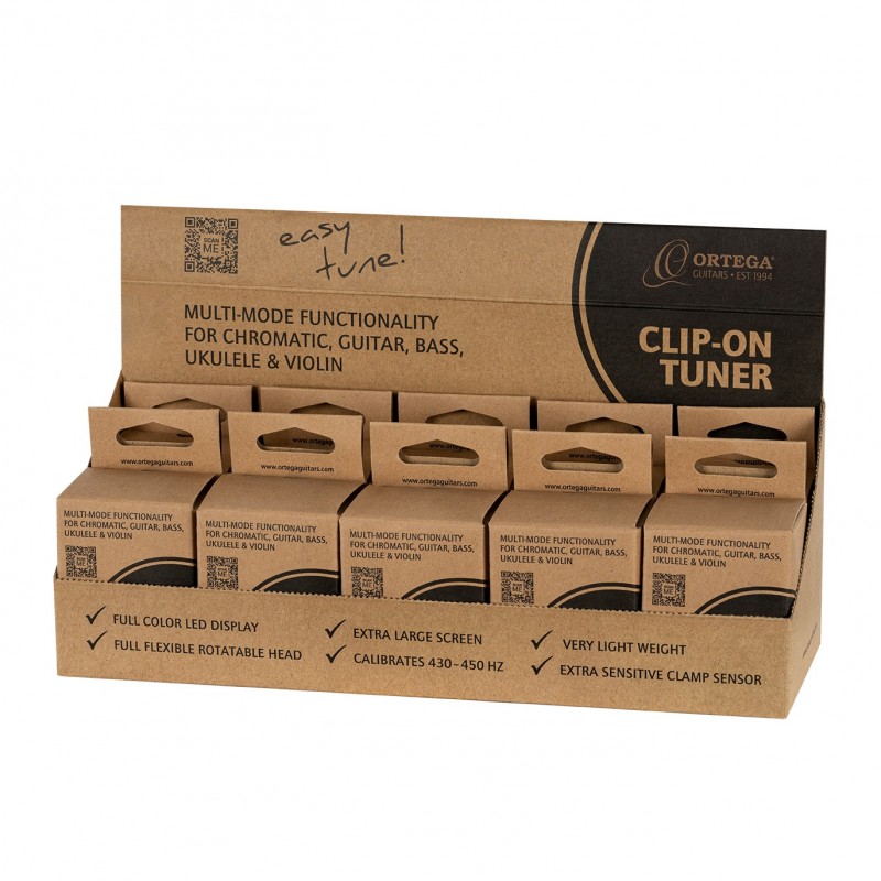 Ortega OETSD-10BK - Tunery gitarowe - 2 - Tunery - Ortega OETSD-10BK - Tunery gitarowe