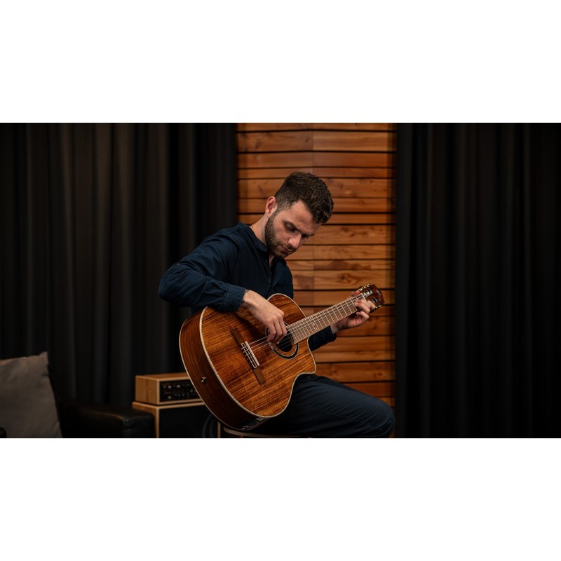 Ortega RCE30TH-ACA - Gitara elektro-klasyczna 4/4 30th Anniversary + pokrowiec - 7 - Gitary e-klasyczne - Ortega RCE30TH-ACA - G