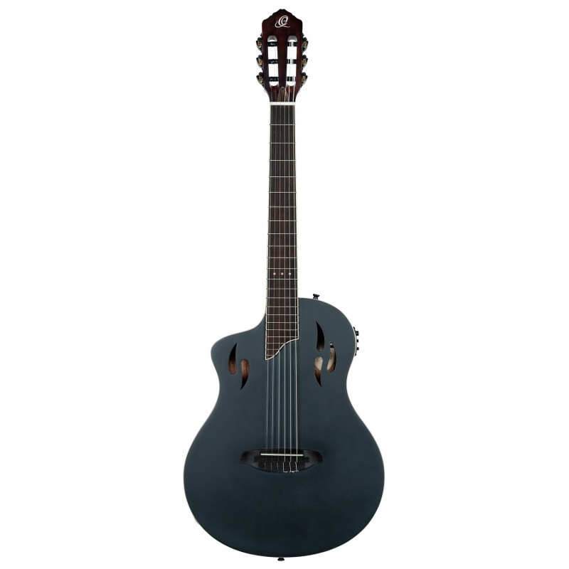 Ortega RTPSTD-SBK-L - Gitara elektro-klasyczna leworęczna + pokrowiec - 2 - Gitary e-klasyczne - Ortega RTPSTD-SBK-L - Gitara el