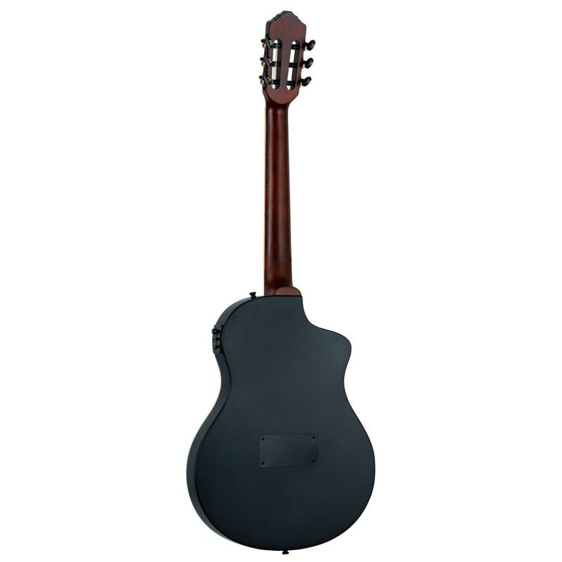 Ortega RTPSTD-SBK-L - Gitara elektro-klasyczna leworęczna + pokrowiec - 6 - Gitary e-klasyczne - Ortega RTPSTD-SBK-L - Gitara el