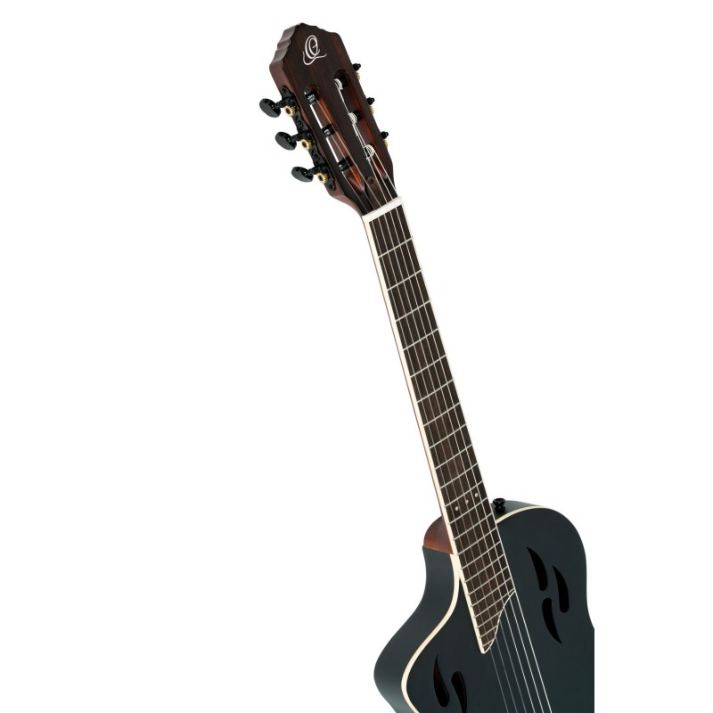Ortega RTPSTD-SBK-L - Gitara elektro-klasyczna leworęczna + pokrowiec - 7 - Gitary e-klasyczne - Ortega RTPSTD-SBK-L - Gitara el