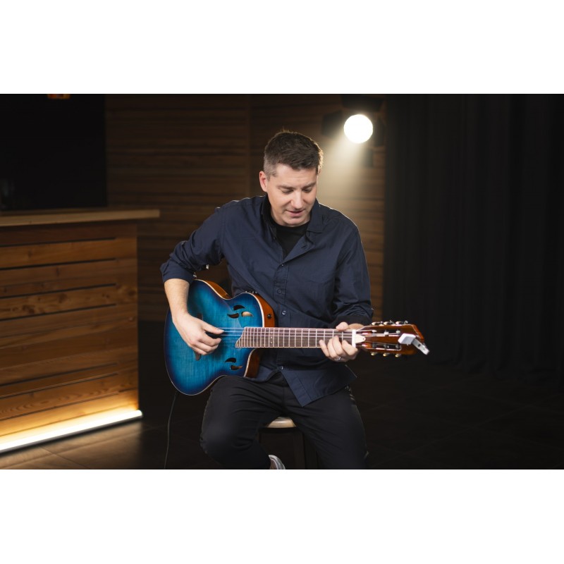 Ortega RTPDLX-FMA - Gitara elektro-klasyczna + pokrowiec - 2 - Gitary e-klasyczne - Ortega RTPDLX-FMA - Gitara elektro-klasyczna