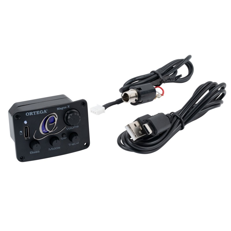 Ortega MAGUSX/U - Aktywna elektronika do ukulele - 1 - Pickupy - Ortega MAGUSX/U - Aktywna elektronika do ukulele